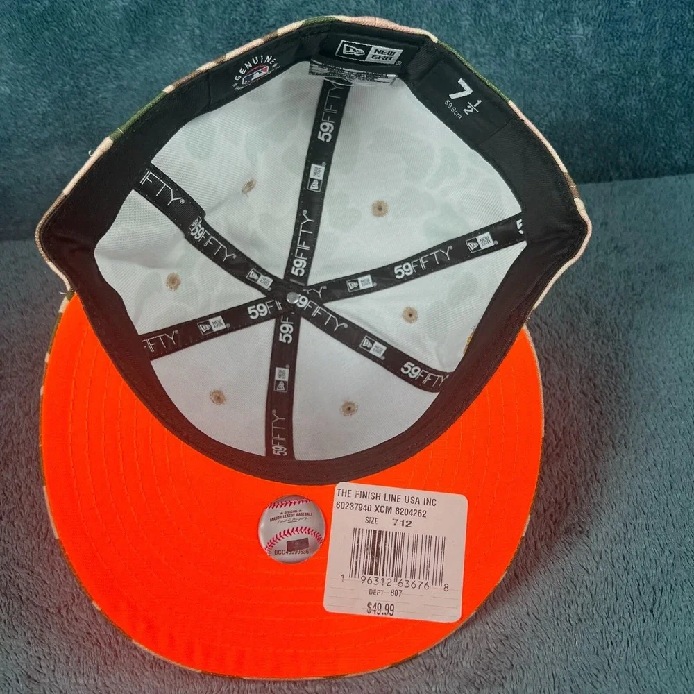 New‎ Era 59Fifty Chicago White Sox Beige Camo World Series Hat 7 1/2